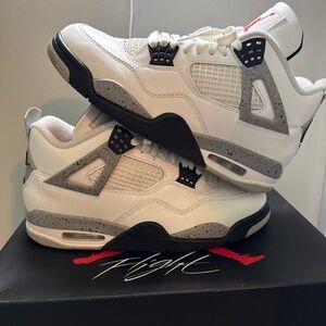 Jordan 4 White Cement Size 8.5M